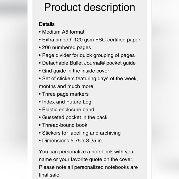 ❤️BUY 5 GET 3 FREE  Bullet Journal Edition 2, Green, Retail  $31.50US - Picture 9 of 16